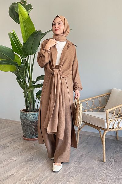 InStyle Ежедневен двоен комплект Camel - детайлна цепка Vema