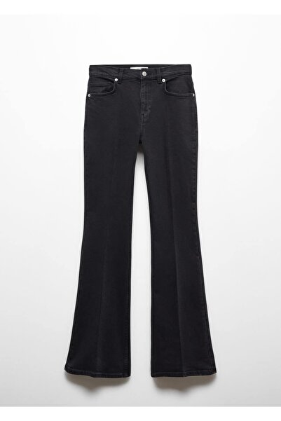 MANGO Woman İspanyol Paça Yüksek Bel Jean Pantolon