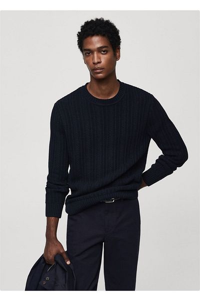 MANGO Man Karma Strickpullover