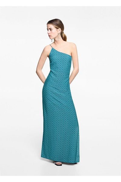 Mango Teen Rochie Turcoaz Pentru Copii