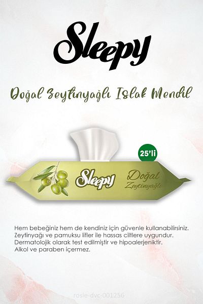 Sleepy Natural Olive Oil BUY 7 PAY 6 Sleepy Wet Wipes - 25 Packs and ROSIE COTTON
