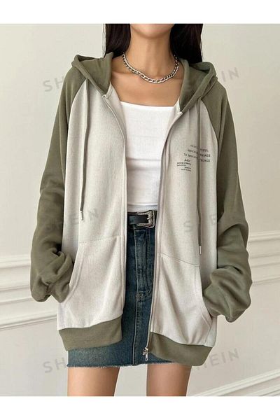 Machetta Μεγάλο μέγεθος Unisex Belisted Raglan μανίκι με κουκούλα Oversize Winter Cardigan Hoodie