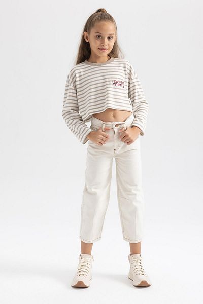 DeFacto Girl's Slouchy Fit Jogger Leg Trousers B3166A823Au