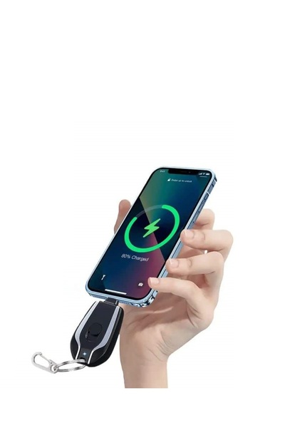 Milano Taşınabilir Anahtarlık Powerbank 1200 mAh iPhone, Type-c  uyumlu