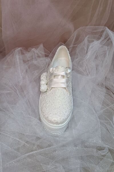 Berush Bride Весільні туфлі з середньою підкладкою та камінцями на підборах - Серія 200