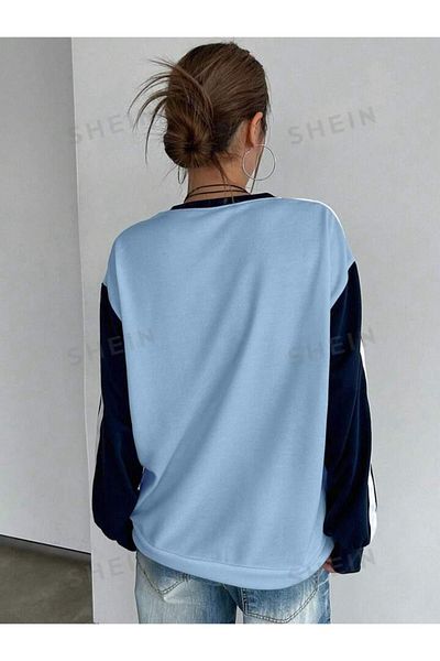 Machetta Unisex Optimism Printed - Crew Neck Oversize Winter Sweatshirt Hoodie