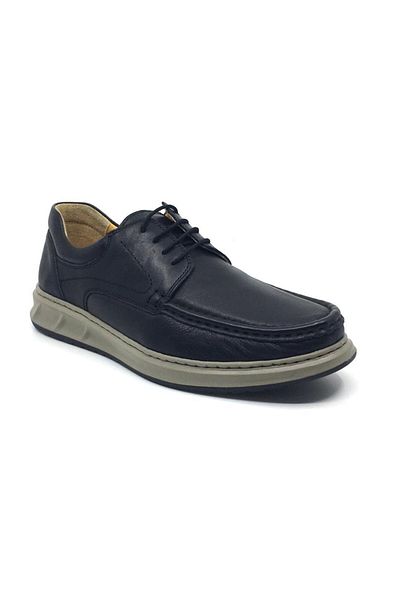 Luis Figo 100% Genuine Leather Orthopedic Men's Comfortable Daily Loafer Large Shoes 40-48