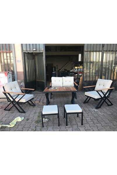 X bahçe balkon cafe lüks takım