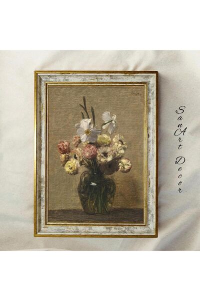 Sanart Pictură de epocă, pictură în ulei, pictură înrămată, decor artistic, p...