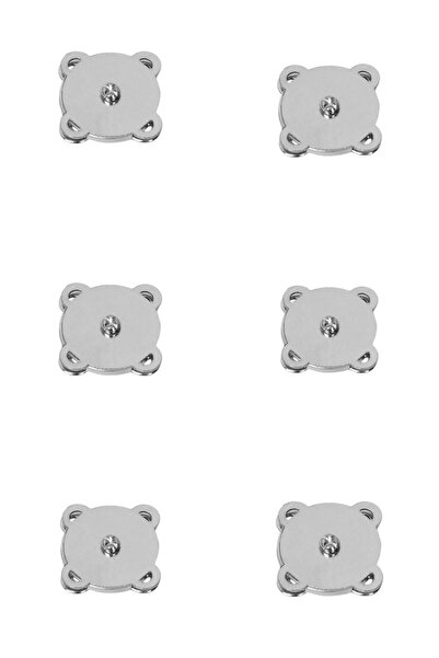 Nildenhobim Αξεσουάρ τσάντας Κουμπωτό μαγνήτης που ραφίζεται - 2 cm (6 τεμάχια)