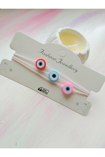 nasclaycollection فيمو 30 قطعة سوار محظوظ مع خرز عين الشر وعد/خطوبة/حنة/ختان/...