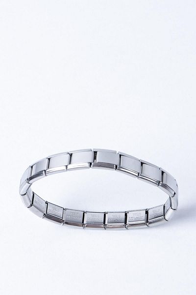 Pikas Unisex Italian Charm Steel Bracelet