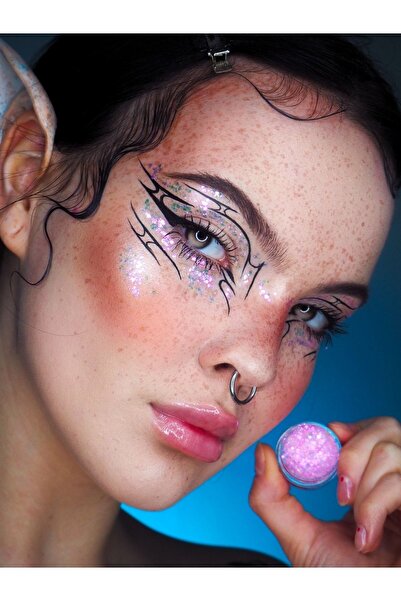The Glitter Lab Jel Formlu Parlak Glitter - Flamingo Pink