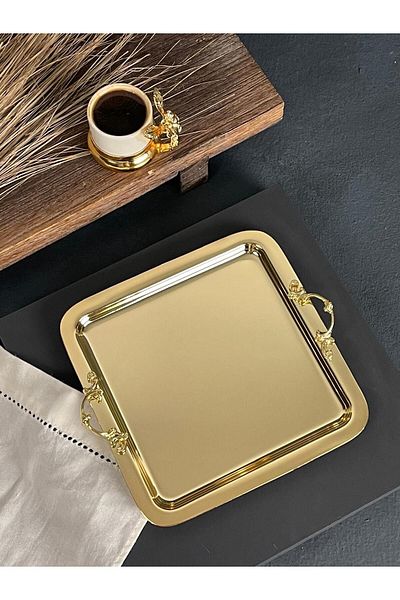 EVSTYLE Δίσκος God Square σε δύο τεμάχια με επίστρωση τιτανίου