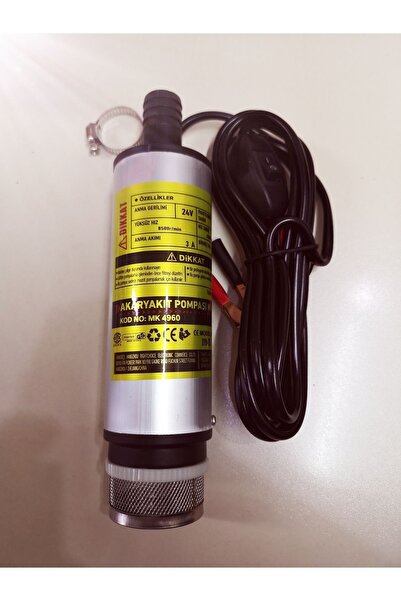 Karaaliler 24 Volt Mini Küçük Mazot Aktarma Pompası Sıvı Transfer Pompası Dalgıç Pompa 51 mm Su Mazot-Yağ-Süt