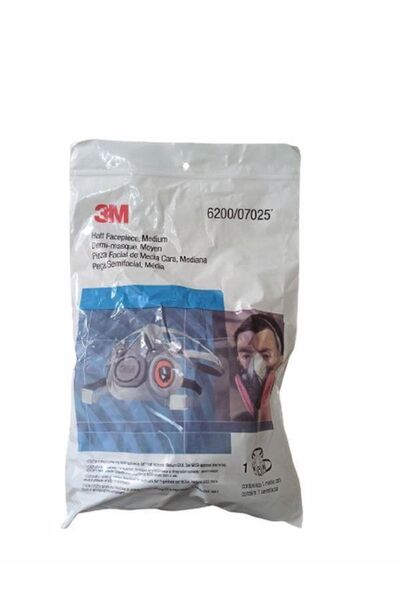 3M 6200 Yarım Yüz Maskesi + 6059 Abek Filtre + 5935 P3 Filtre +k501 Kapak