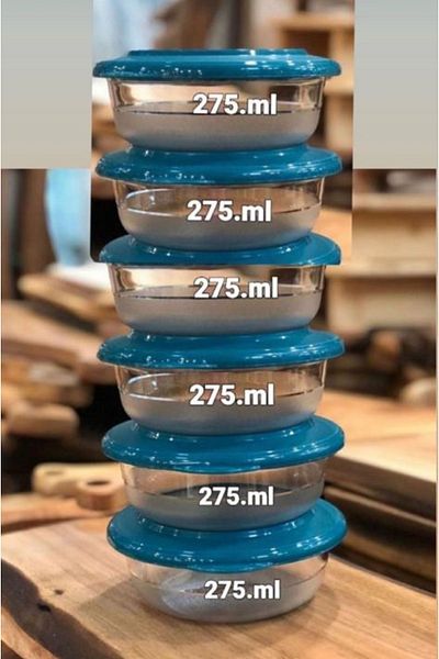Tupperware 6 Pieces 275 ML Crystal Bowl