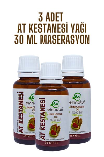 EinNatur 100% Pure Olive Oil Maceration Atkestan - 3 Pieces, 30 Ml