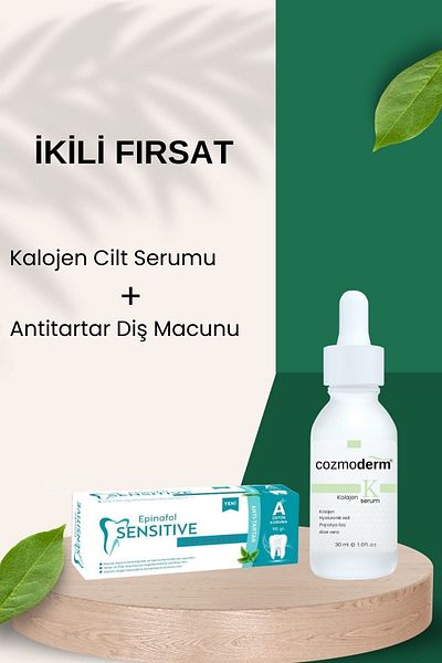 Epinafol Sensitive Toothpaste 90 gr Collagen Serum 30 ml