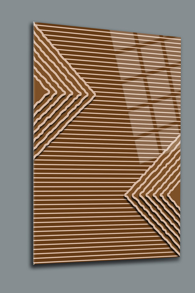 glassartdesign Model geometric din sticlă Tabla 2