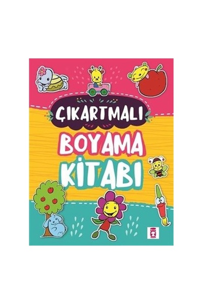 Timaş Çocuk Coloring Book with Stickers