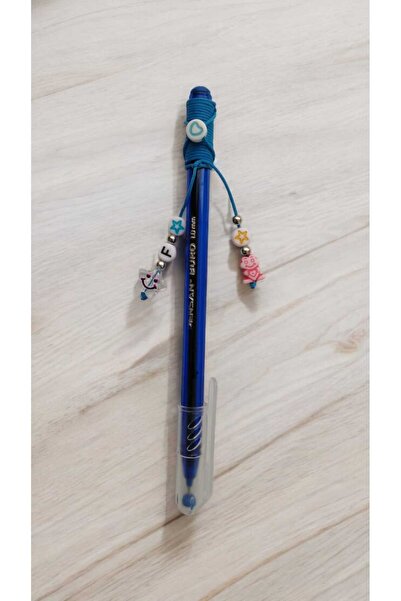 nasclaycollection Hediyelik Süslü Tükenmez Kalem Modelleri Mavi Yıldızlı(iste...