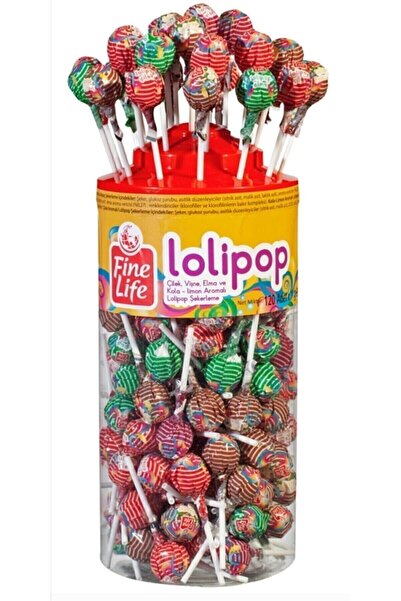 Fine Life 11 جرام مصاصة - 120 قطعة