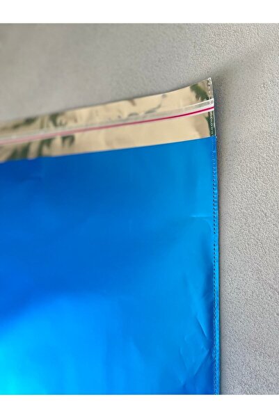 mey OFFICIAL Lacivert Lüx Metalize Hediye Paketi 25*35 Cm