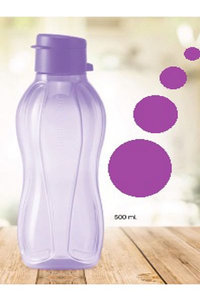 Tupperware Eco Bottle 500 Ml Water Bottle Flask Lilac