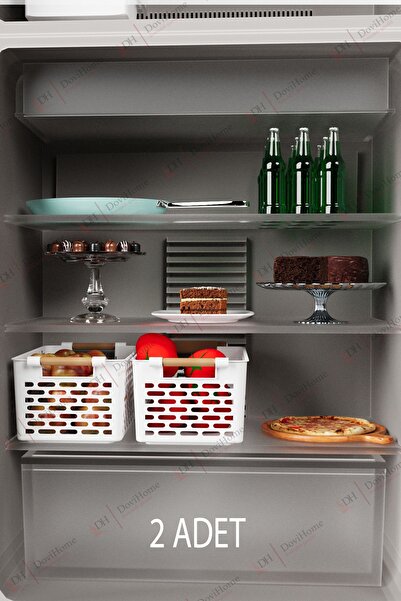 Alacarte 2 ADET Çok Amaçlı Tutacaklı Organizer Sepet - Dolap Içi Ve Buzdolabı...