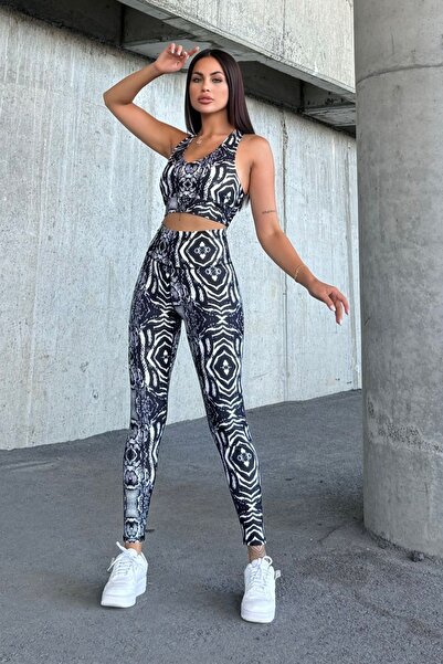 4upower Γυναικείο καλσόν με σχέδιο φιδιού