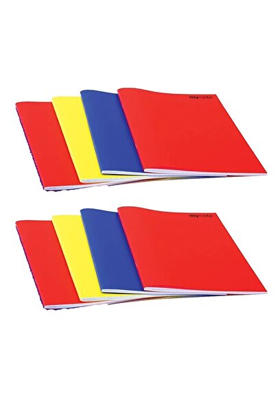 everart Mynote 60 YAPRAK 8'LI DEFTER SETİ 4 KARELİ + 4 CİZGİLİ TELSİZ