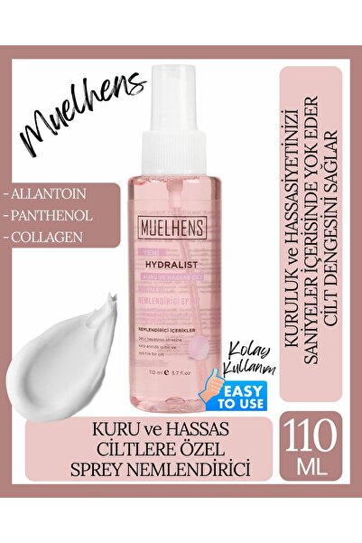 Muelhens Hydralist Nemlendirici Sprey Kuru ve Hassas Cilt 110 ml