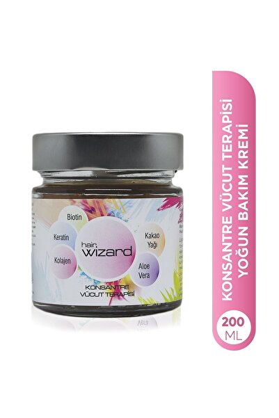 HAIR WIZARD Selülit Ve Çatlak Giderici Keratin Biotin Kolajen Aloe Vera Ve Ka...