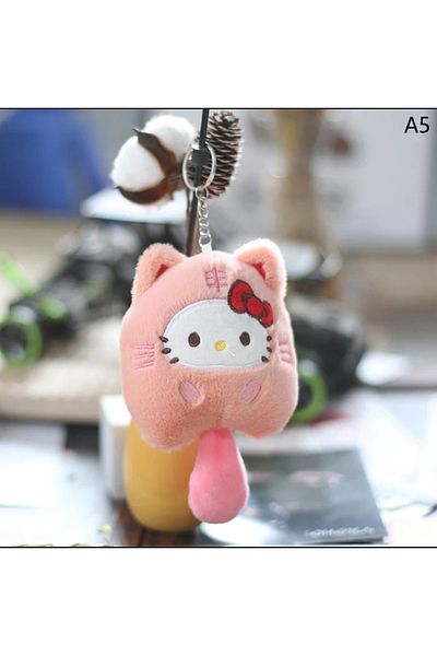 NB market Hello kitty 12 cm Plush Toy - keychain Bag, Ornament Pattern, Sanrio MyMelody Cartoon Cartoon