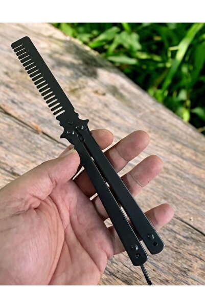 pupssiq Siyah Tarak Eğitim Kelebeği - Keskin Değildir!