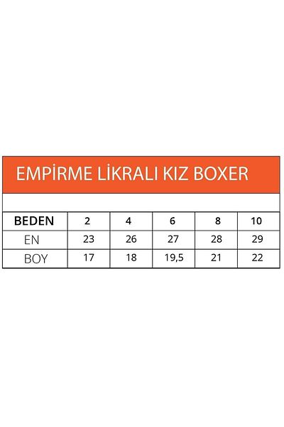 Ceylanoğlu Girl's White Lycra Boxer 3-Piece