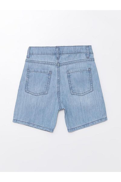 LC Waikiki LCW Baby - Baby Boy Jean Shorts, Elastic Waist Basic Model