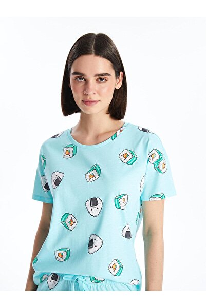 LC Waikiki LCW Young Women's Shorts Pajamas Set - Crew Neck, Short Sleeve