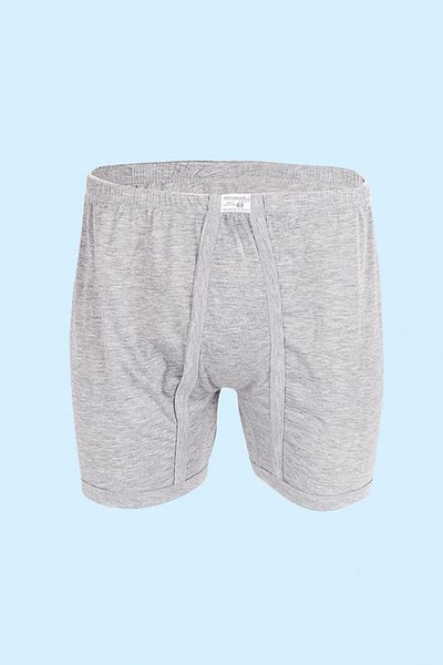Ceylanoğlu Men's Gray Single Jersey Underpants 3-Piece