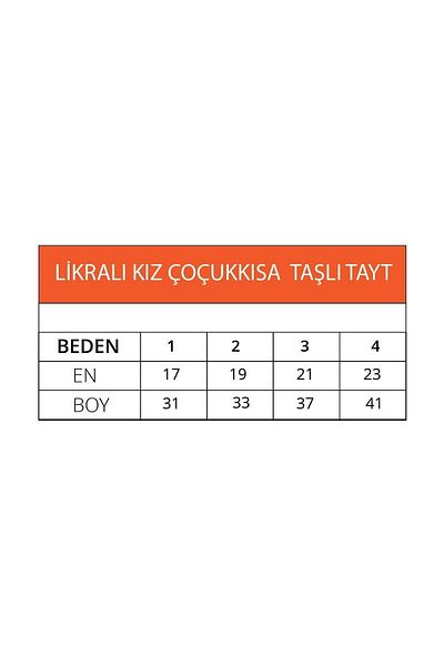 Ceylanoğlu Colanți scurti cu imprimeu cu piatră albă pentru fete