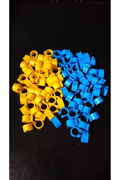 Storm 20 Adet Sarı Renk 20 Adet Mavi Renk Çıtçıtlı Güvercin Bilezik