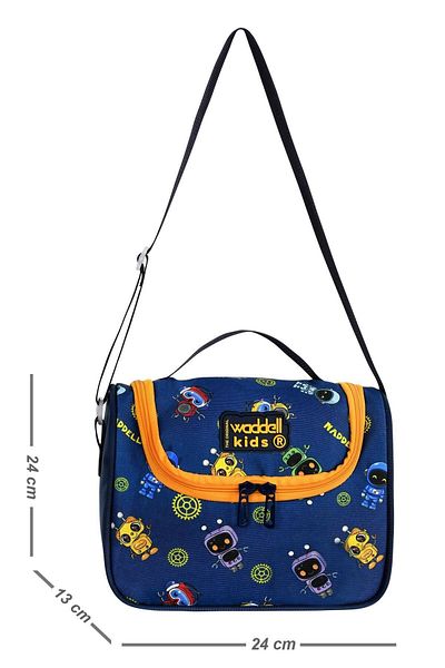 GENC DIJITAL BASKI WADDELL Robot Patterned Lunchbox - Thermal