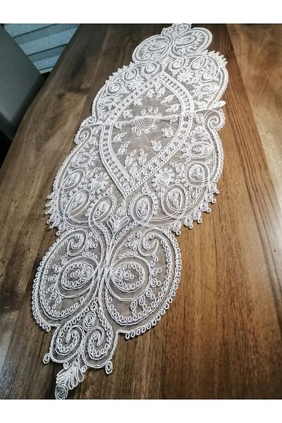 Neweste Ranir Table Cover Console Cover Coffee Table Cover Living Room Table Cover 120*40cm Runner Dowry Table Cover