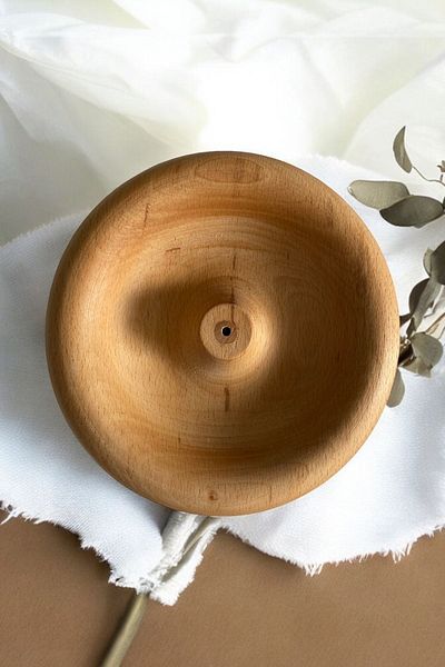 Home Beech Wood Incense Burner - Handmade