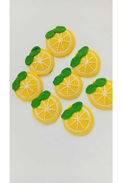 Punch Dükkanı Dilim Limon Yerli Malı Haftası Temalı Handmade 2'li Çıt Çıt Toka