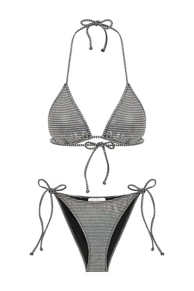 AQUELLA Triangle Bikini Set - Bright and Reflective