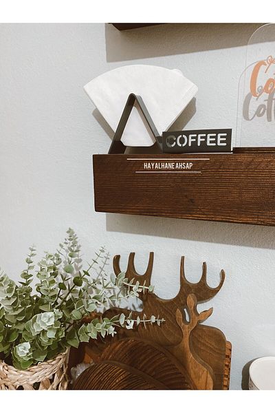 HAYALHANE AHŞAP Acrylic Plexi Filter Paper - Holder Stand and Attachment