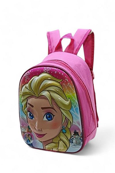 Baginn Rucsac pentru grădiniță în relief 3D - Geantă pentru copii pentru creșă Queen Of Snow