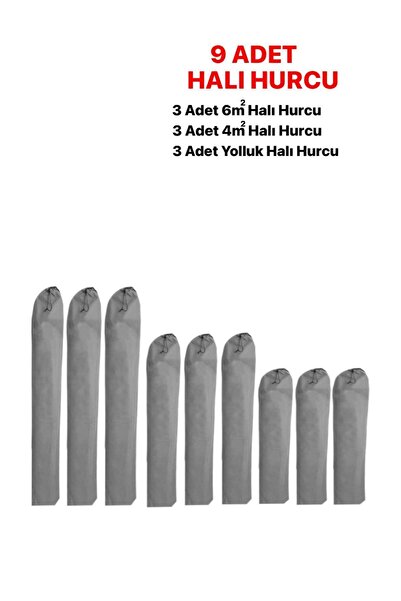 TURİNHOME 9 Adet Halı Hurcu, Halı Kılıfı, Halı Ambalajı